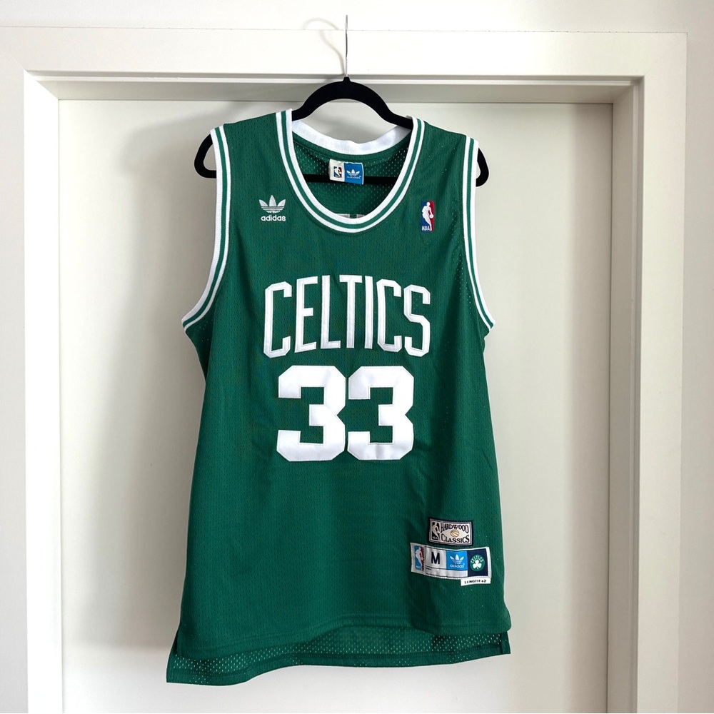 Celtics Adidas Hardwood Classics Larry Bird Jersey #33 NBA